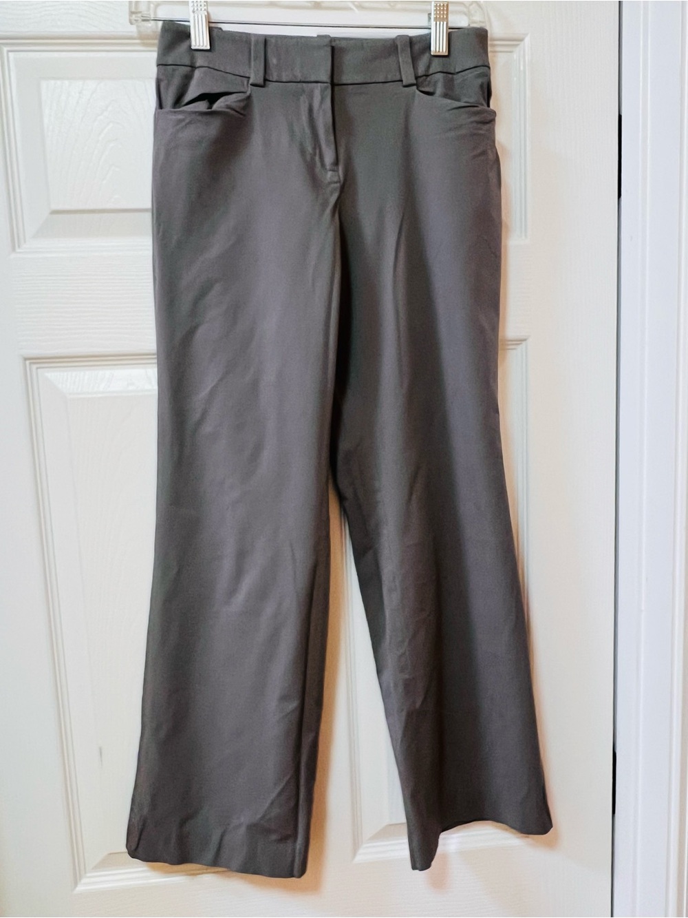 Ann Taylor Petite Gray Tailored Dress Pants